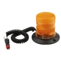 RS PRO LCB Series Amber Beacon 30V DC Flashing Magnetic Mount LED Bulb IP56 907-5993