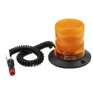 RS PRO LCB Series Amber Beacon 30V DC Flashing Magnetic Mount LED Bulb IP56 907-5993