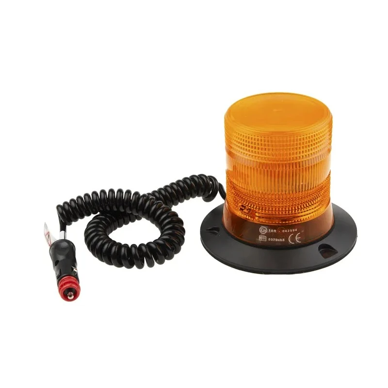 RS PRO LCB Series Amber Beacon 30V DC Flashing Magnetic Mount LED Bulb IP56 907-5993