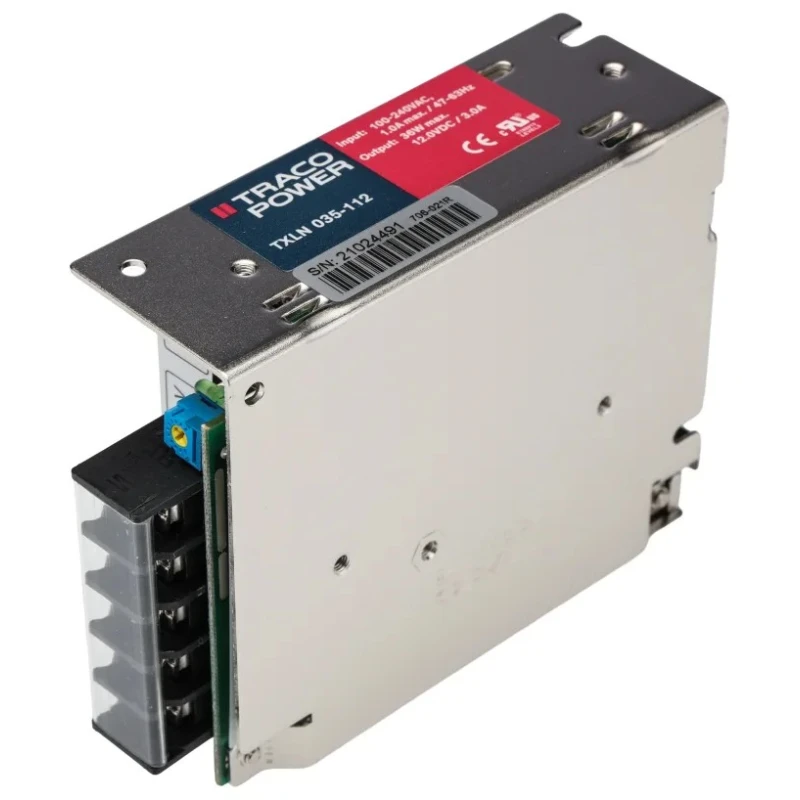 TRACOPOWER Switching Power Supply 12V dc 35W Chassis Mount Universal Input TXLN 035-112