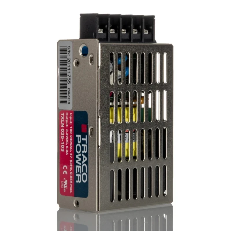 TRACOPOWER TXLN 025-103 Switching Power Supply 3.3V DC 20W 88-264V AC Chassis Mount TXLN 025-103