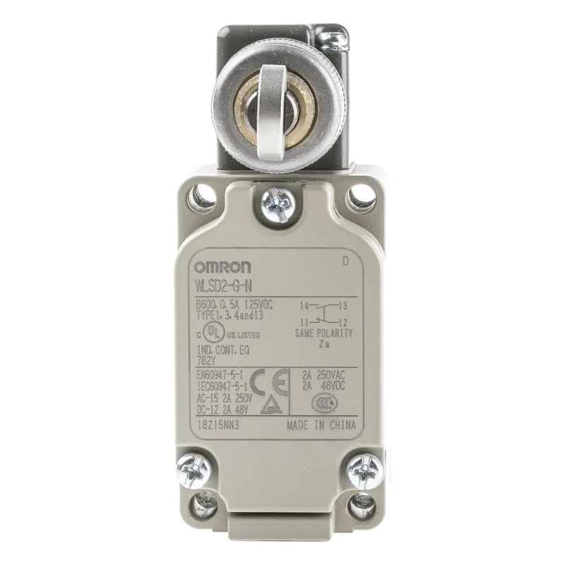 Omron WL Series Roller Plunger Limit Switch DPDB IP67 Stainless Steel Resin Epoxy Die Cast Aluminium WLSD2-G-N