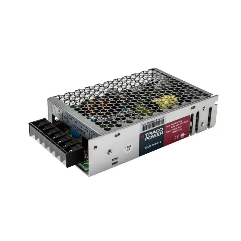 TRACOPOWER TXLN 110-112 Switching Power Supply 12V DC, 110W, 88-264V AC Input, Chassis Mount TXLN 110-112