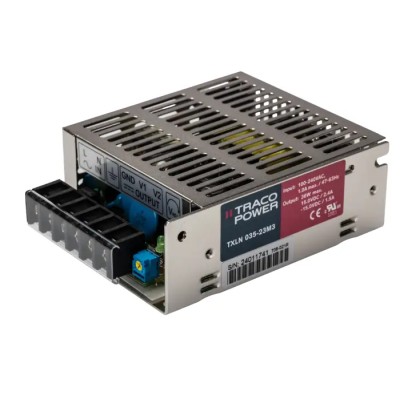 TRACOPOWER Switching Power Supply Dual Output 15V DC 2.4A 35W 88-264V AC Chassis Mount TXLN 035-23M3