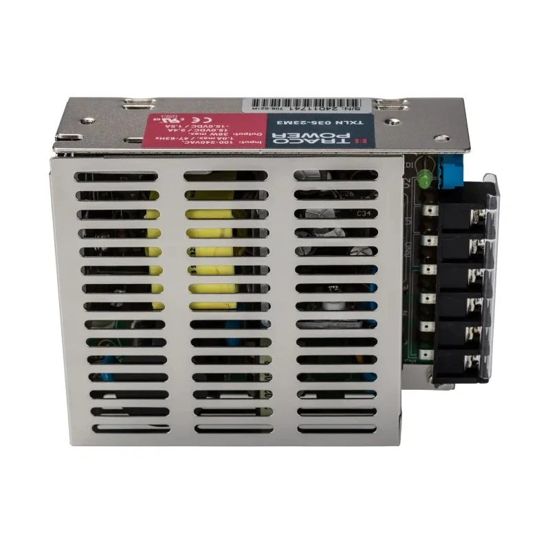 TRACOPOWER Switching Power Supply Dual Output 15V DC 2.4A 35W 88-264V AC Chassis Mount TXLN 035-23M3