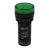 RS PRO Panel Mount Green LED Pilot Light 12 V AC/DC Polycarbonate IP65 Round 22mm Cutout LEDtec 909-2493