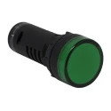 RS PRO Panel Mount Green LED Pilot Light 12 V AC/DC Polycarbonate IP65 Round 22mm Cutout LEDtec 909-2493