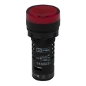 RS PRO Panel Mount Red LED Pilot Light LEDtec 22 mm Cutout 24 V AC/DC IP65 Round 909-2512