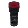 RS PRO Panel Mount Red LED Pilot Light LEDtec 22 mm Cutout 24 V AC/DC IP65 Round 909-2512