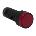 RS PRO Panel Mount Red LED Pilot Light LEDtec 22 mm Cutout 24 V AC/DC IP65 Round 909-2512
