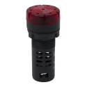 RS PRO Panel Mount Red LED Pilot Light LEDtec 22 mm Cutout 120 V AC/DC IP30 Round 909-2550