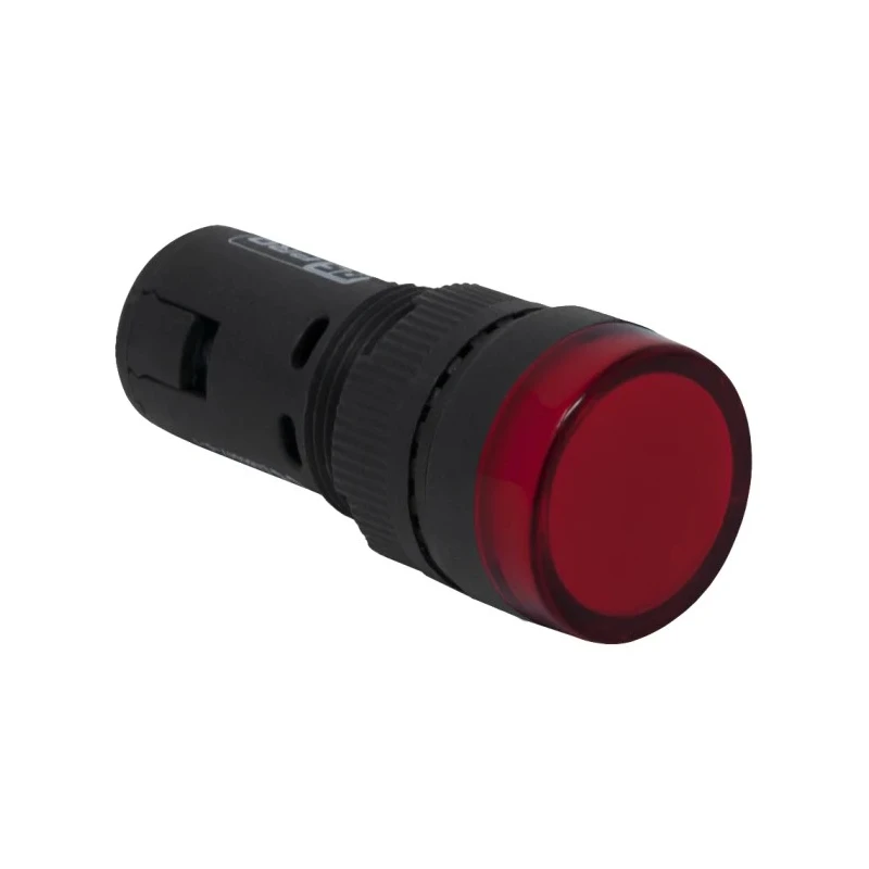 RS PRO Panel Mount Red LED Pilot Light 16 mm Cutout, 120 V AC/DC, IP40, Round LEDtec16