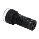 RS PRO Panel Mount White LED Pilot Light LEDtec 22 mm Cutout 120 V ac 120 V dc IP65 Round 909-2531