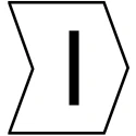 HellermannTyton HGDC Slide-On Cable Marker, Black, Pre-Printed "I", for 2 mm to 5 mm Cable Diameter 901-10590 909-3130-PVC