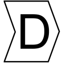 HellermannTyton HGDC Slide-On Cable Marker, Black, Pre-Printed "D", 5 mm Max Cable Diameter, 2 mm Min 901-10585 909-3111-PVC