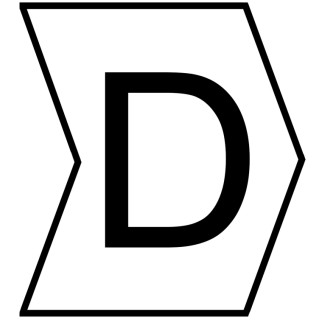HellermannTyton HGDC Slide-On Cable Marker, Black, Pre-Printed "D", 5 mm Max Cable Diameter, 2 mm Min 901-10585 909-3111-PVC