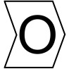 HellermannTyton HGDC Slide-On Cable Marker, Black, Pre-printed "O", 5 mm Cable White, 2 mm Cable 901-10596 909-3152-PVC