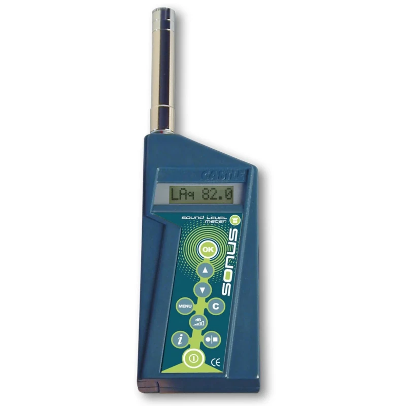 Castle Sonus Class 1 Integrating Sound Level Meter 35 dB to 140 dB 20 kHz Max GA116i