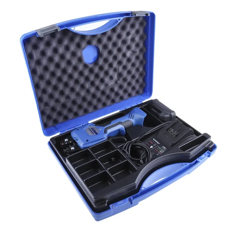 Klauke Micro Crimp Tool EK50ML with LED Light, Single Lever Control, for Cross Sections up to 50 mm² EK50ML