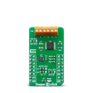 MikroElektronika Stepper Motor Driver Evaluation Board for DRV8847PWPR MIKROE-4125