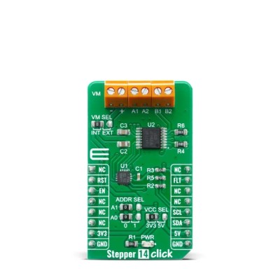 MikroElektronika Stepper Motor Driver Evaluation Board for DRV8847PWPR MIKROE-4125