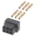 HARWIN Datamate L-Tek Series Straight Cable PCB Socket 6-Contact 2 Row 2 mm Pitch Crimp M80-8880605