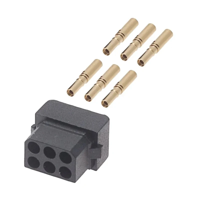 HARWIN Datamate L-Tek Series Straight Cable PCB Socket 6-Contact 2 Row 2 mm Pitch Crimp M80-8880605