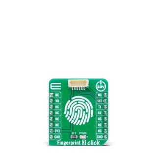 MikroElektronika Fingerprint 3 Click Development Kit for R503 MCU MIKROE-4265