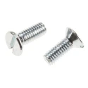 RS PRO Slot Countersunk Steel Machine Screw 8 mm M3 908-7368