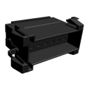 TE Connectivity Junior Power Timer Automotive Connector Female 14 Way Crimp Termination Black 929505-5