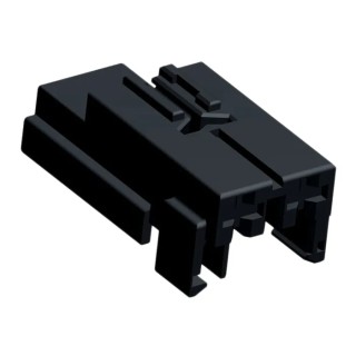 TE Connectivity Junior Power Timer/Micro Timer III Automotive Connector Female Black 4 Way Crimp Termination 968182-1