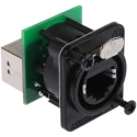 Neutrik EtherCon Series 2 Port RJ45 Female Unshielded Adapter Cat5e 