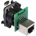 Neutrik EtherCon Series 2 Port RJ45 Female Unshielded Adapter Cat5e 