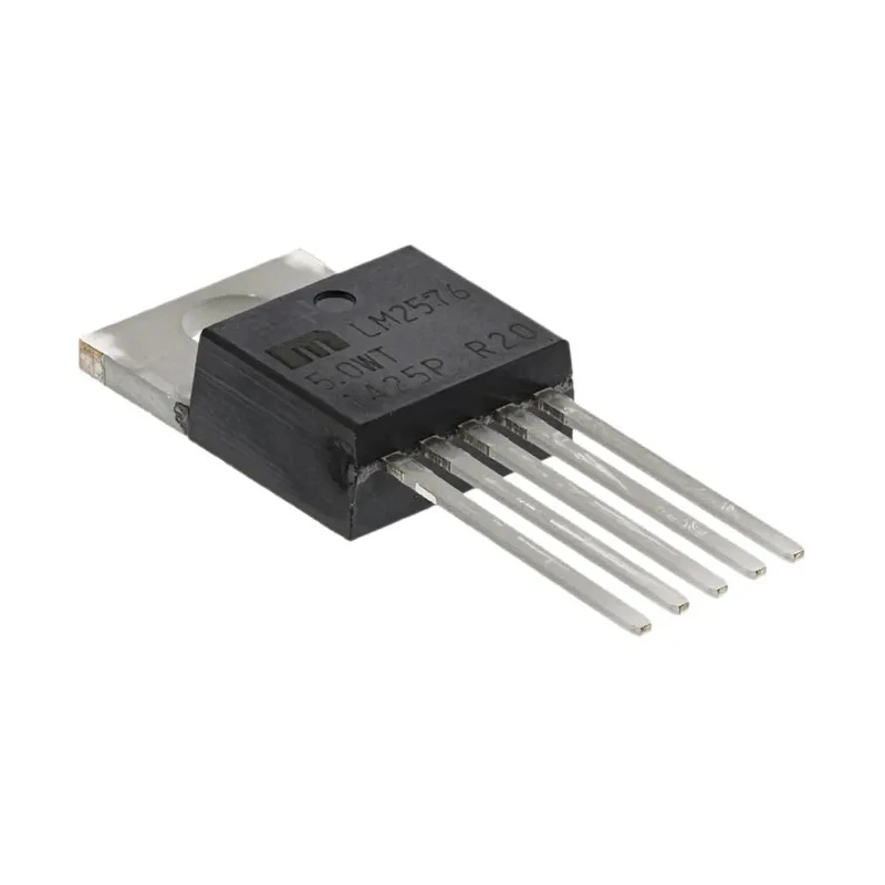 Microchip 5-Channel Fixed DC/DC Converter, 5-Pin TO-220 Package, 1.23V Minimum Output, 37V Maximum Output, 3A LM2576-5.0WT