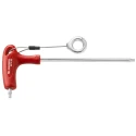 Facom 1-Piece Torx Key T Shape Short and Long Arm Chrome Finish 89TX.27SLS