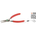 Facom 1-Piece Circlip Plier, 185mm Overall Length, Bent Nose, ESD Safe 179A.18SLS