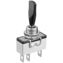 APEM Toggle Switch Panel Mount On-Off-On SPDT Solder Lug Terminal 250V AC 637H/2+U282