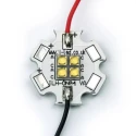 Intelligent LED Solutions OSLON Square 4+ PowerStar LED Array 4-LEDs Deep Blue 20mm Diameter IHH-OG04-DEBL-SC221-WIR200.