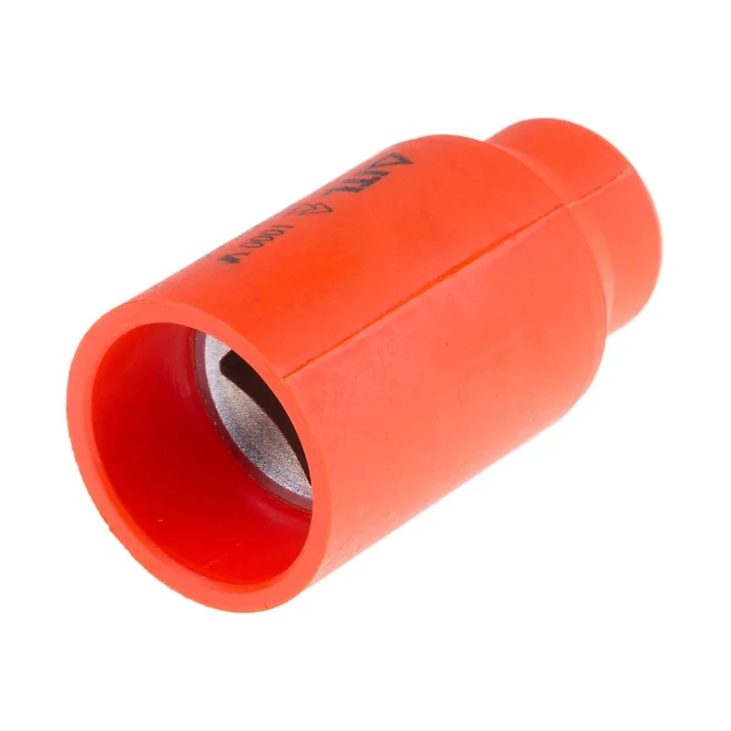 ITL Insulated Tools Ltd 1/2 in Drive 10 mm 12 Point Square VDE 1000V Approved Socket, Chrome Vanadium Steel, 50mm 911-1409