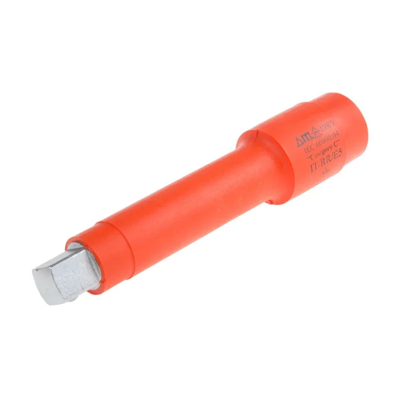 ITL Insulated Tools Ltd 1/2 in Square Drive Insulated Socket Extension Bar, Chrome Vanadium Steel, 196mm Overall 911-1480