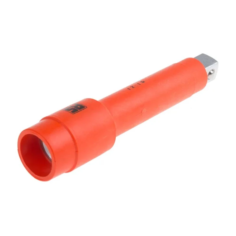 ITL Insulated Tools Ltd 1/2 in Square Drive Insulated Socket Extension Bar, Chrome Vanadium Steel, 196mm Overall 911-1480