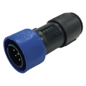 Bulgin Buccaneer 4000 Series Miniature Circular Connector 8 Contacts Cable Plug Female IP66 IP68 IP69K 600V PXP4010/08S/6065
