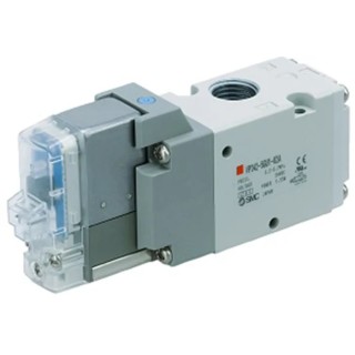 SMC Pneumatic Solenoid Valve 3/2 G Threaded Port 1/4 in Aluminium Body 24V dc 1.5W  VP300