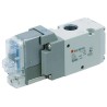 SMC Pneumatic Solenoid Valve 3/2 G Threaded Port 1/4 in Aluminium Body 24V dc 1.5W  VP300