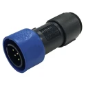 Bulgin Buccaneer 4000 Series Miniature Circular Connector, 12 Contacts, Plug, Female, Cable Mount, Quick PXP4010/12S/6065