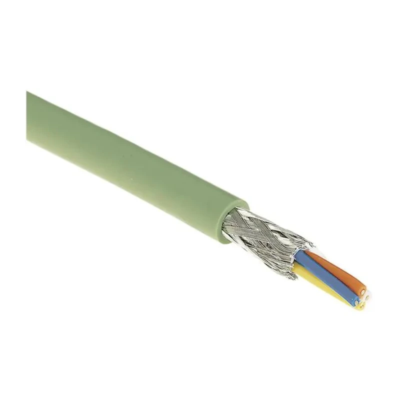 HARTING Cat5 Ethernet Cable 4 Core, Green, 20 m, Shielded Screened, Polyurethane Jacket CAT5