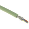 HARTING Cat5 Ethernet Cable 4 Core, Green, 20 m, Shielded Screened, Polyurethane Jacket CAT5