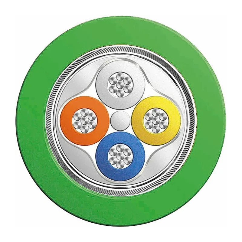 HARTING Cat5 Ethernet Cable 4 Core, Green, 20 m, Shielded Screened, Polyurethane Jacket CAT5