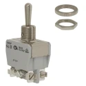 APEM Toggle Switch Panel Mount On-On DPDT Screw Terminal 24 V dc 400 V ac 645H