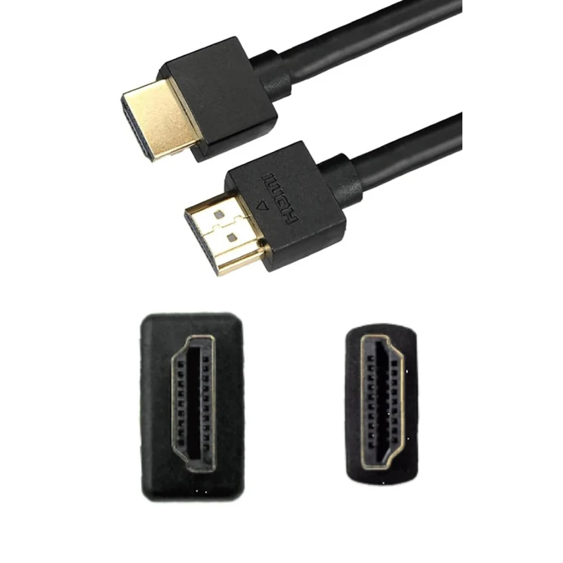 RS PRO Thin Wire Series 7.5 m High Speed Male HDMI to Male HDMI Cable Black 913-4821